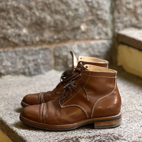 Aitta Handmade Brogue Cap Toe Service Boot