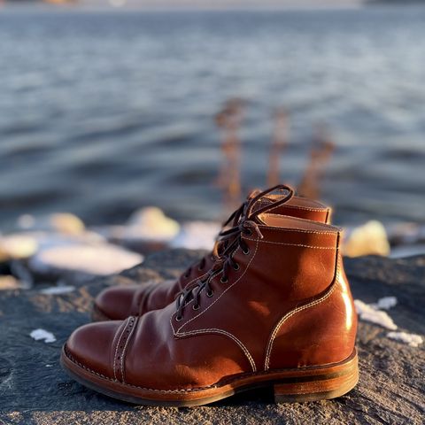 Aitta Handmade Brogue Cap Toe Service Boot