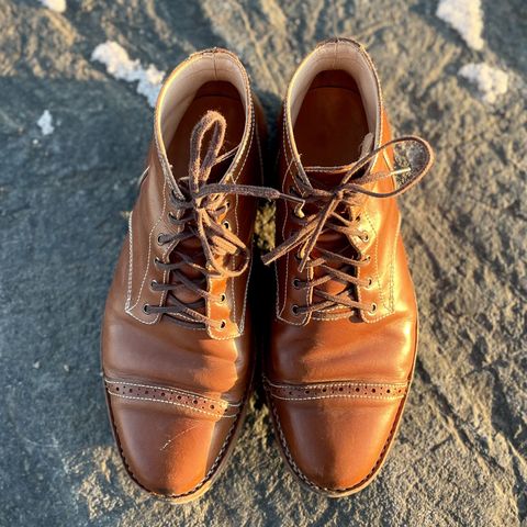 Aitta Handmade Brogue Cap Toe Service Boot