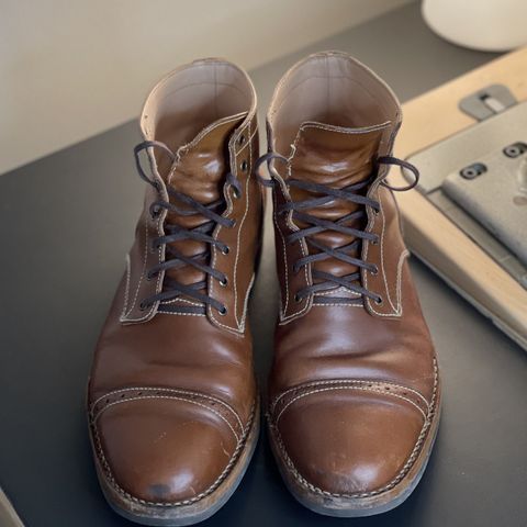 Aitta Handmade Brogue Cap Toe Service Boot