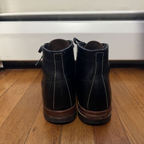 Search result thumbnail of Wolverine 1000 Mile Plain-Toe Boot in Horween Black Chromexcel