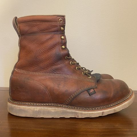 Search result thumbnail of Thorogood 8" Plain Toe in Tobacco