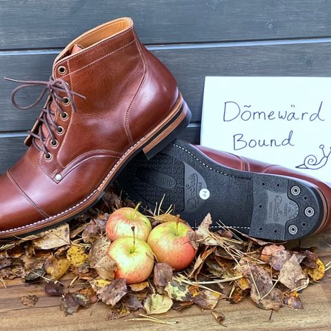 Midas Service Boot in Indonesian Medium Brown Pull Up
