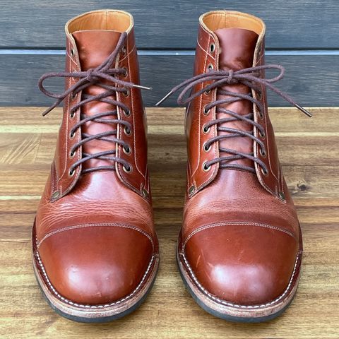Midas Service Boot in Indonesian Medium Brown Pull Up