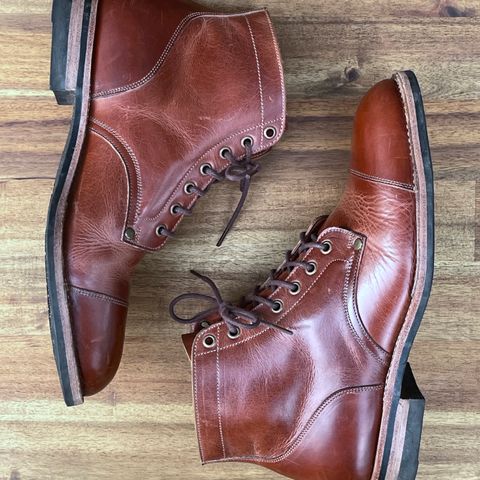 Midas Service Boot in Indonesian Medium Brown Pull Up