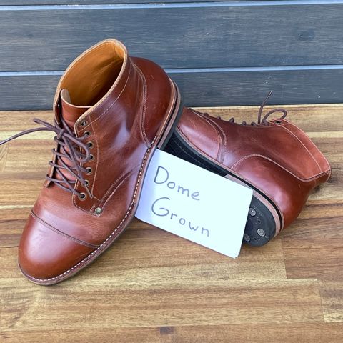 Midas Service Boot in Indonesian Medium Brown Pull Up