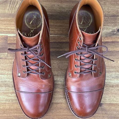 Midas Service Boot in Indonesian Medium Brown Pull Up