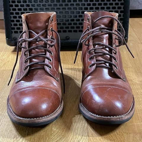 Midas Service Boot in Indonesian Medium Brown Pull Up