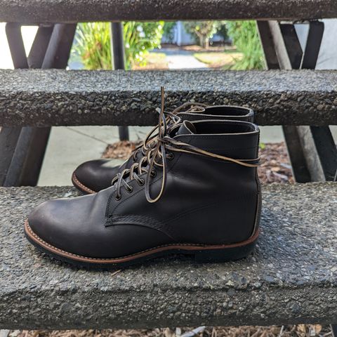 View photo of Red Wing Merchant in S.B. Foot Ebony Harness