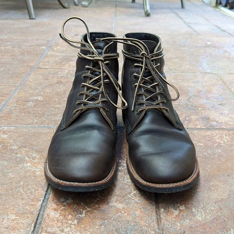 View photo of Red Wing Merchant in S.B. Foot Ebony Harness