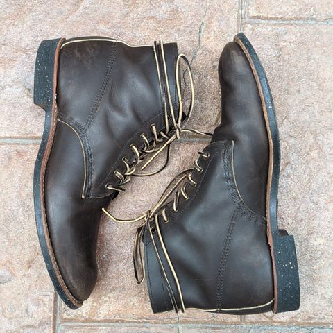 View photo of Red Wing Merchant in S.B. Foot Ebony Harness