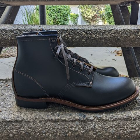 Red Wing Beckman Flatbox in S.B. Foot Black Klondike