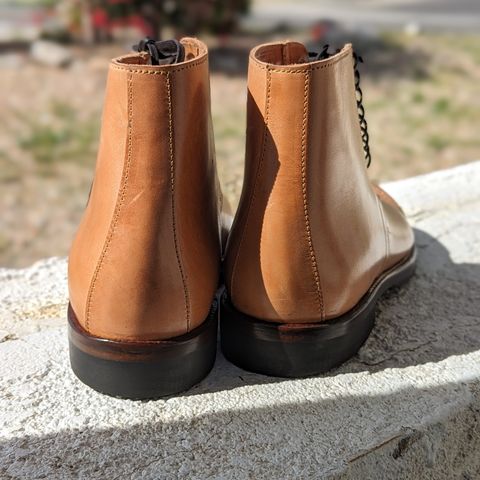 View photo of Oak Street Bootmakers Lakeshore Boot in Maryam Natural Horsebutt