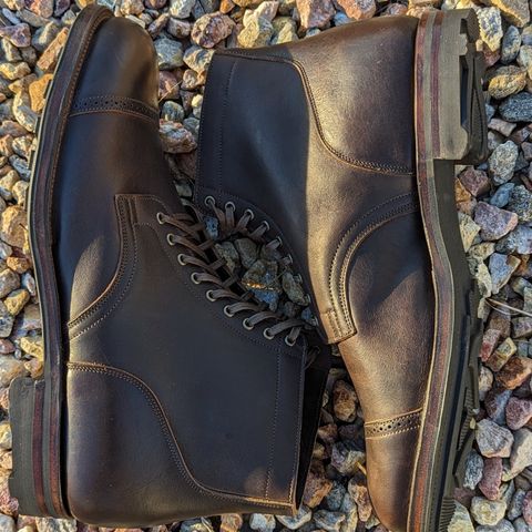 View photo of Viberg Service Boot BCT in C.F. Stead Husk Oiled Culatta