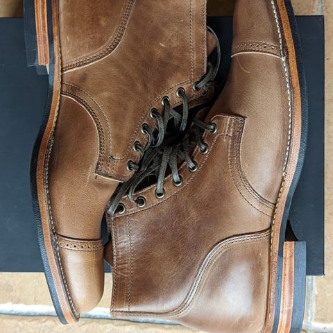 View photo of Viberg Service Boot BCT in Horween Natural Chromexcel