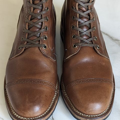 View photo of Viberg Service Boot BCT in Horween Natural Chromexcel