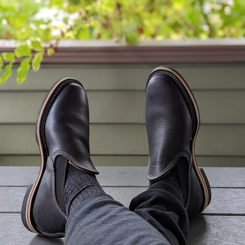 Wesco Romeo in Seidel Black Oil Tan