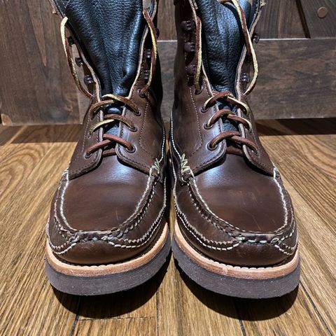 Yuketen Maine Guide DB Boots in Horween Brown Chromexcel