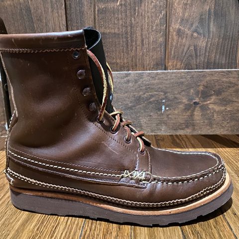 Yuketen Maine Guide DB Boots in Horween Brown Chromexcel