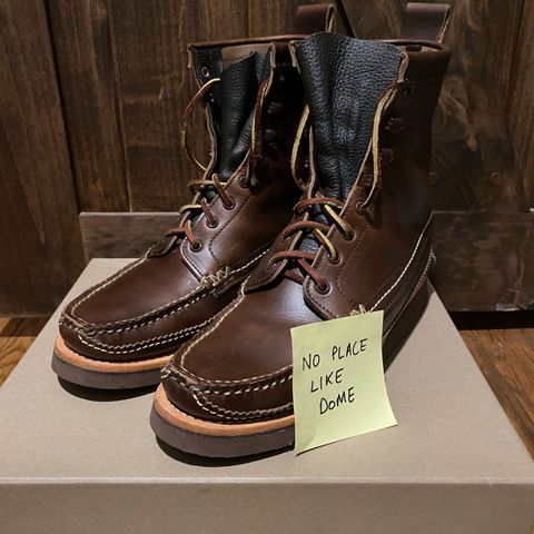 Yuketen Maine Guide DB Boots in Horween Brown Chromexcel