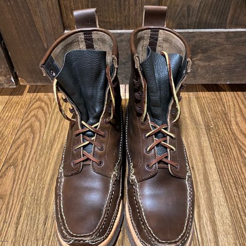 Yuketen Maine Guide DB Boots in Horween Brown Chromexcel