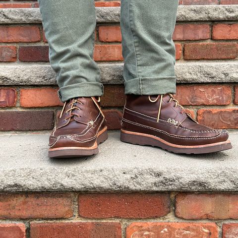 Yuketen Maine Guide DB Boots in Horween Brown Chromexcel