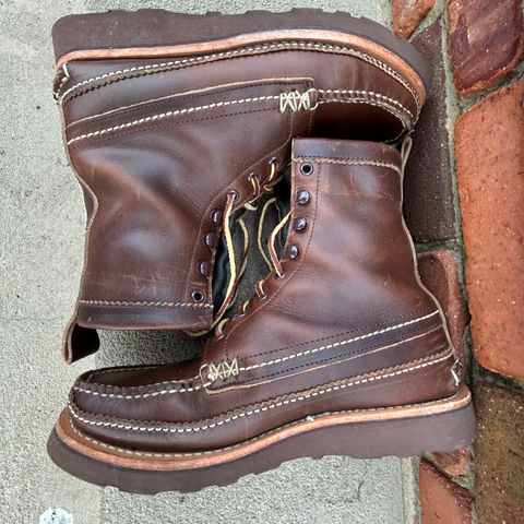 Yuketen Maine Guide DB Boots in Horween Brown Chromexcel