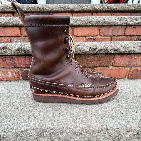 Yuketen Maine Guide DB Boots in Horween Brown Chromexcel