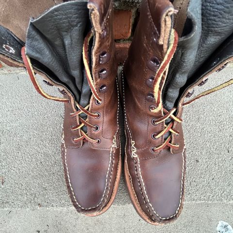 Yuketen Maine Guide DB Boots in Horween Brown Chromexcel