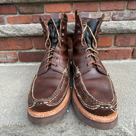 Yuketen Maine Guide DB Boots in Horween Brown Chromexcel