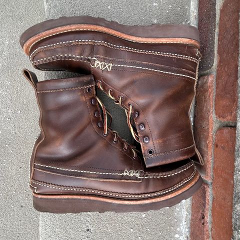 Yuketen Maine Guide DB Boots in Horween Brown Chromexcel