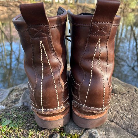 Yuketen Maine Guide DB Boots in Horween Brown Chromexcel