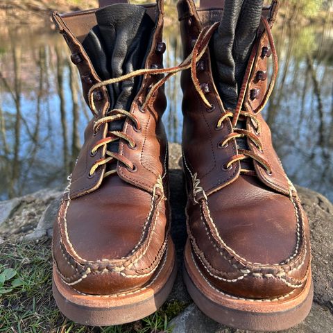 Yuketen Maine Guide DB Boots in Horween Brown Chromexcel