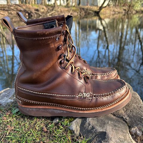 Yuketen Maine Guide DB Boots in Horween Brown Chromexcel