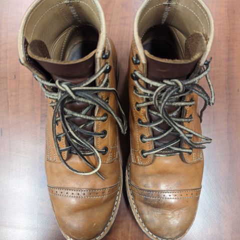 View photo of Truman Service Boot in Natural Horse Rump