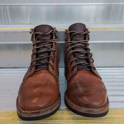 View photo of Truman Service Boot in Natural Horse Rump