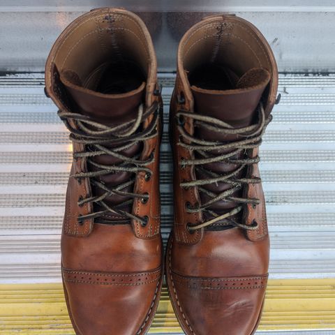 View photo of Truman Service Boot in Natural Horse Rump