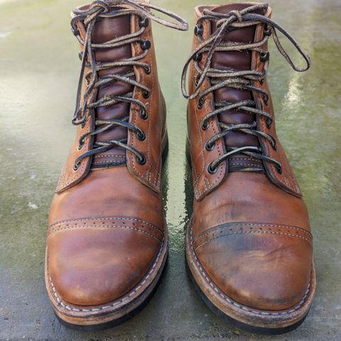 View photo of Truman Service Boot in Natural Horse Rump