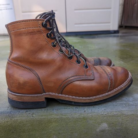 View photo of Truman Service Boot in Natural Horse Rump