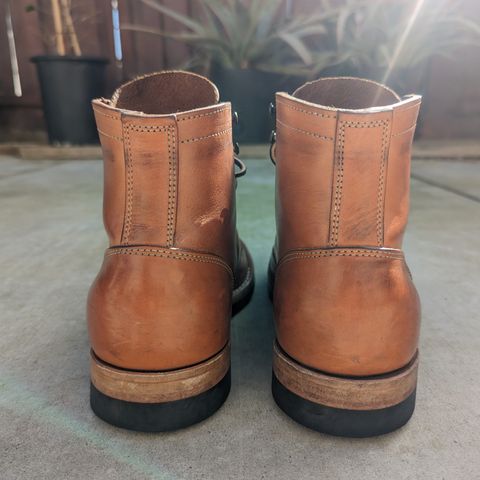 View photo of Truman Service Boot in Natural Horse Rump