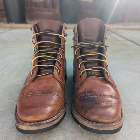 View photo of Truman Service Boot in Natural Horse Rump