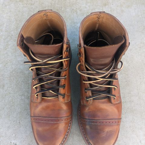 View photo of Truman Service Boot in Natural Horse Rump