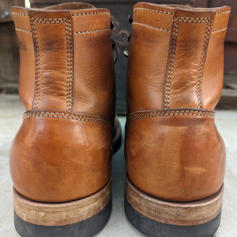 View photo of Truman Service Boot in Natural Horse Rump