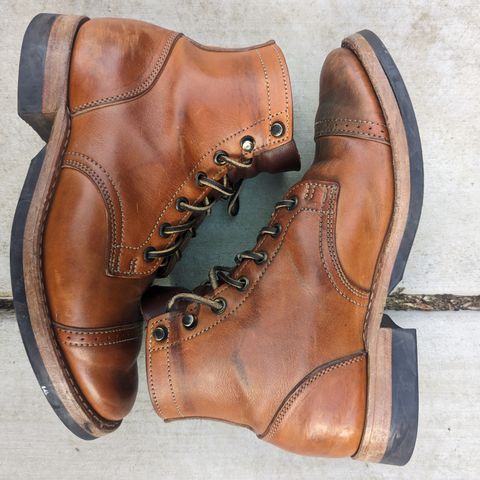 View photo of Truman Service Boot in Natural Horse Rump