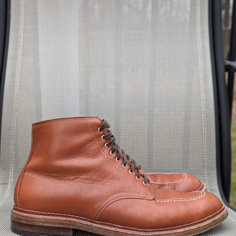 View photo of Alden Indy Boot in Papaya Pegasus Calfskin