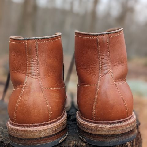 View photo of Alden Indy Boot in Papaya Pegasus Calfskin