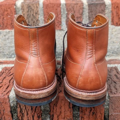 View photo of Alden Indy Boot in Papaya Pegasus Calfskin