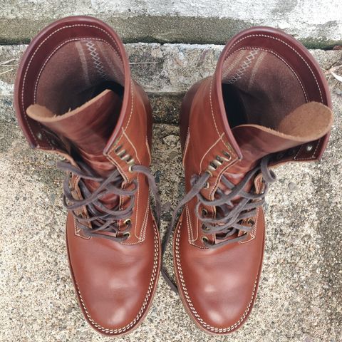 View photo of Onderhoud SVC02 Packer Boot in Wickett & Craig Medium Brown Traditional Harness