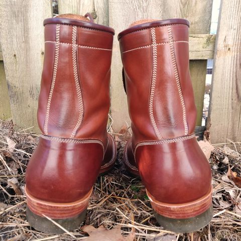 View photo of Onderhoud SVC02 Packer Boot in Wickett & Craig Medium Brown Traditional Harness