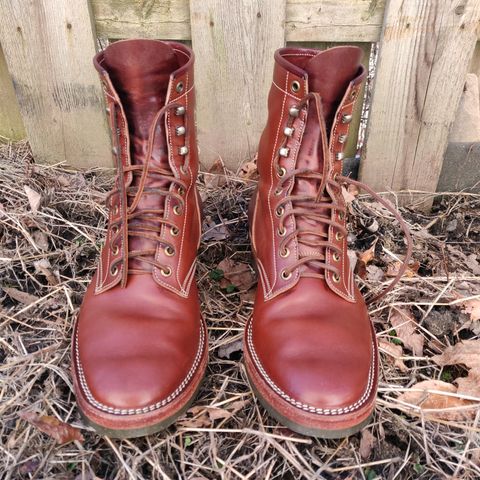 View photo of Onderhoud SVC02 Packer Boot in Wickett & Craig Medium Brown Traditional Harness